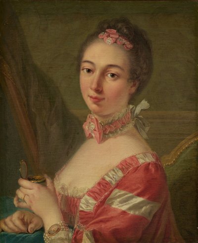 Bir Bayan Portresi by Follower of Louis Michel Van Loo
