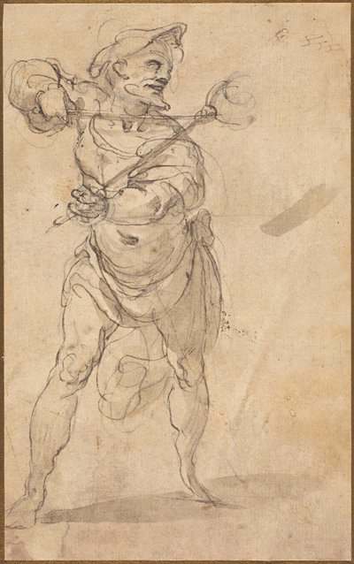 Maşalı Bir İşkenceci by Follower of Taddeo Zuccaro