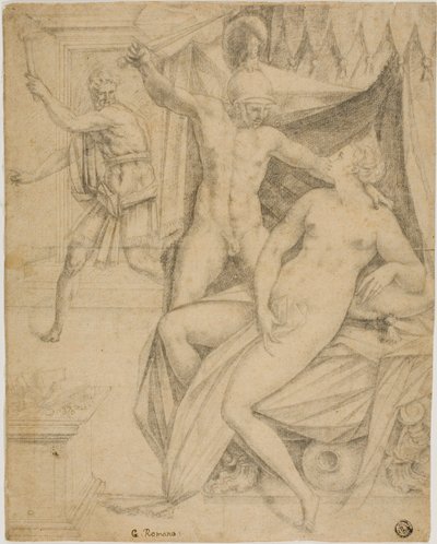 Tarquin ve Lucretia by Fontainebleau School