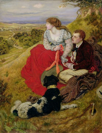 Byron'ın Rüyası by Ford Madox Brown