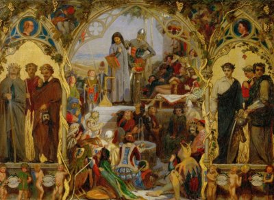 Chaucer, Tohumlar ve Meyveler / Kahverengi by Ford Madox Brown