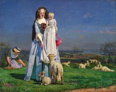 Güzel Baa-Kuzular, 1850'ler. by Ford Madox Brown