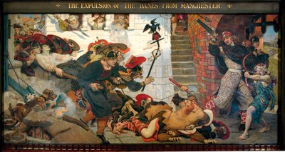 Danimarkalıların Manchester'dan Kovulması by Ford Madox Brown