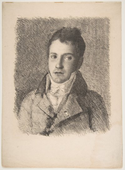 Genç Bir Adamın Portresi, yak. 1820. by Formerly attributed to Goya