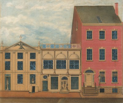 Duncan Phyfe Mağazası ve Deposu, 168-172 Fulton Street, New York City, yaklaşık. 1816. by Formerly attributed to John Rubens Smith