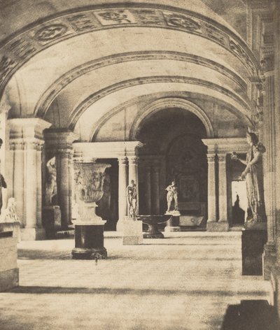 Caryatides Salonu, Louvre, c. 1851. by Fortuné Joseph Petiot Groffier