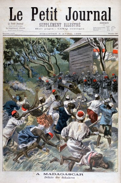 Sakalava'nın Yenilgisi, Madagaskar, 1898 by Fortuné Méaulle