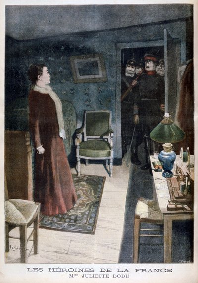 Juliette Dodu, Fransa eroini, 1896. by Fortuné Méaulle