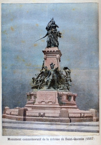 St Quentin Savunma Anıtı, 1557, 1896 by Fortuné Méaulle