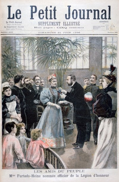 Bayan Furtado-Heine, Legion of Honour Subayı, 1896 by Fortuné Méaulle