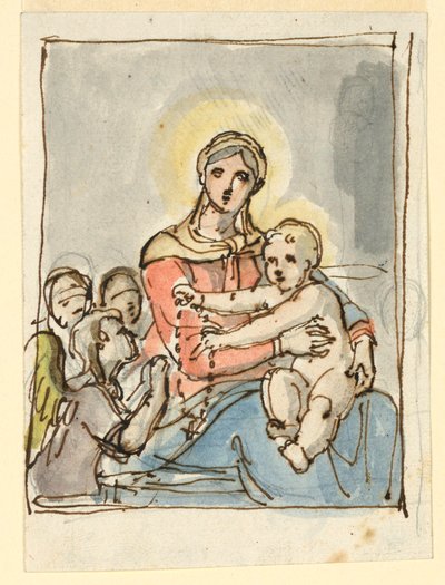 Tesbih ile İsa Çocuk by Fortunato Duranti