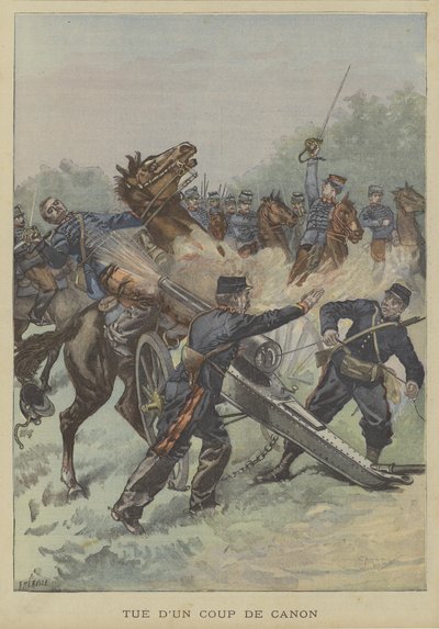 Bir top atışıyla öldürüldü by Fortune Louis Meaulle