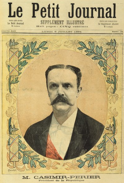 Mösyö Jean Casimir-Perier (1847-1907), Le Petit Journal, 9 Temmuz 1894 by Fortune Louis Meaulle