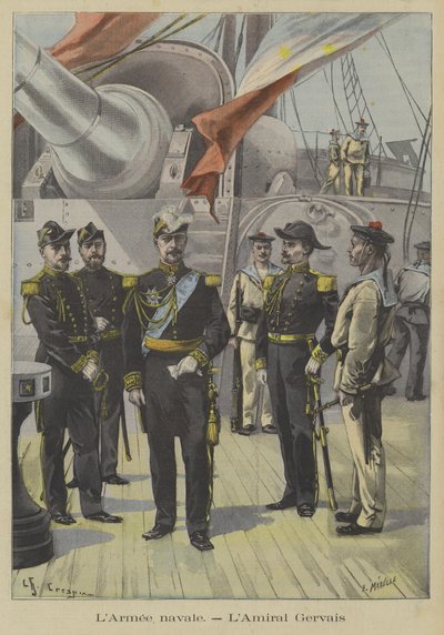 Raymond-Emile Gervais, Fransız amiral by Fortune Louis Meaulle