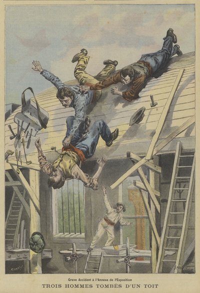 1900, Paris Exposition Universelle sitesinde ciddi kaza by Fortune Louis Meaulle
