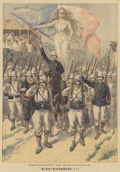 Fransızların Madagaskar seferi. Zafer! by Fortune Louis Meaulle