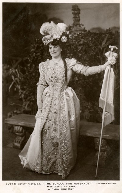 Jessie Millward, İngiliz aktris, c1906. by Foulsham and Banfield