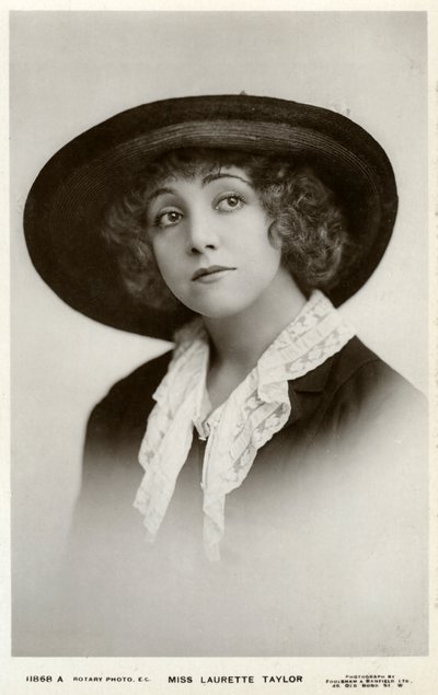 Laurette Taylor, Amerikalı aktris, c1905-c1919. by Foulsham and Banfield
