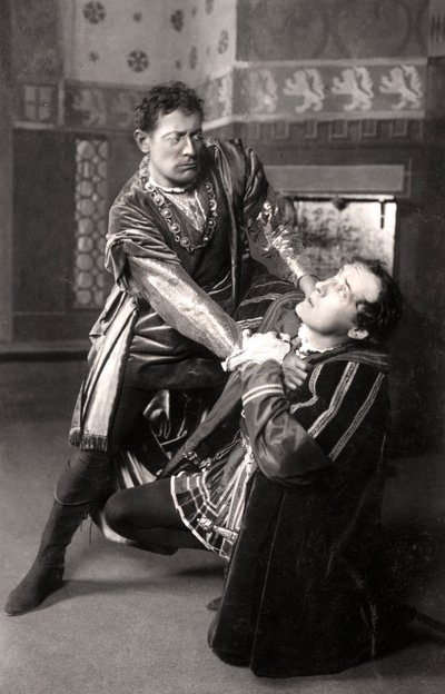 Lewis Waller 1860-1915 ve Harry Brodribb Irving 1870-1919, İngiliz oyuncular, 1906. by Foulsham and Banfield
