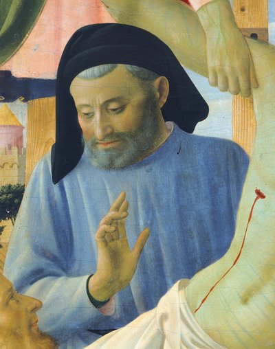 Mimar Michelozzo, Fra Angelico olarak bilinen Giovanni da Fiesole (1400-ca 1455), ahşap üzerine tempera by Fra (c.1387 1455) Angelico