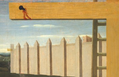 Fra Angelico (1400-yaklaşık 1455) olarak bilinen Giovanni da Fiesole tarafından Ölü İsa üzerine ağıt, ahşap üzerine tempera by Fra (c.1387 1455) Angelico