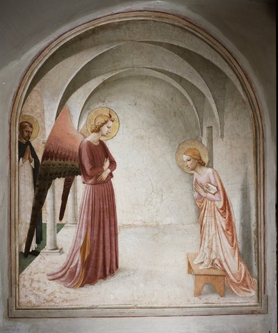 Müjde (Fresco by Fra  Angelico