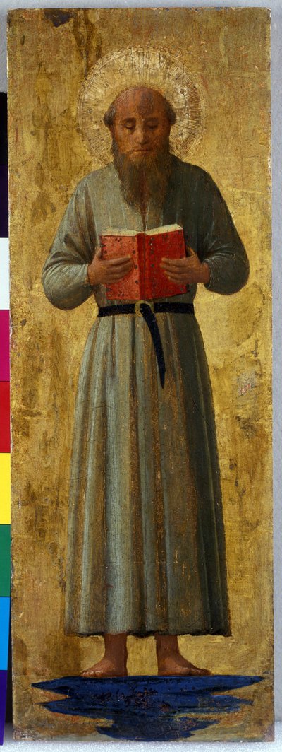 A Saint, v.1435-40 (kavak ağacının üzerine tempera) by Fra Angelico