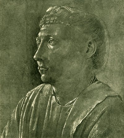 Bir din adamının büstü, c1450, 1943. by Fra Angelico