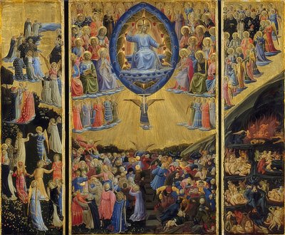 Son Yargı. 1440-45 by Fra Angelico