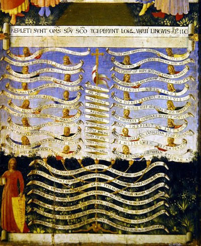 ಪ್ರೀತಿಯ ನಿಯಮ (ಪ್ಯಾನಲ್‌ನಲ್ಲಿ ಟೆಂಪೆರಾ) by Fra Angelico