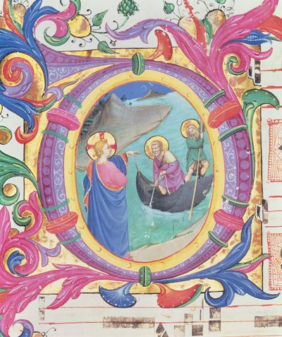 Missal 558 f.9r Mucizevi Balık Dramı