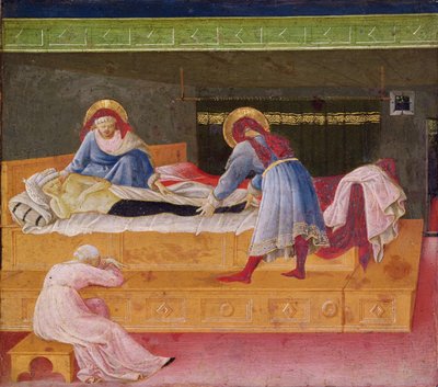 Aziz Cosmas ve Damian Şifa Justin, 1445 by Fra Angelico