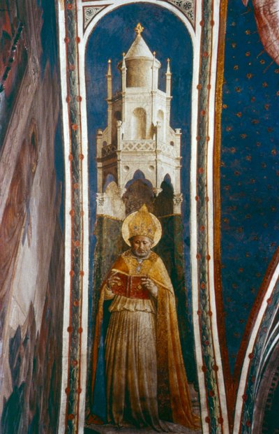 Aziz Ambrose, 15. yüzyılın ortalarında by Fra Angelico