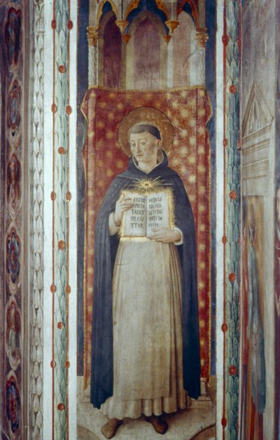 Aziz Thomas Aquinas, 15. yüzyılın ortaları by Fra Angelico