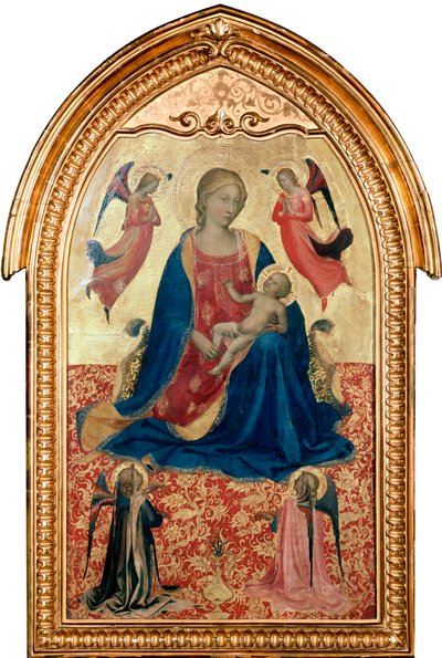 Meleklerle Bakire ve Çocuk, c1425 by Fra Angelico