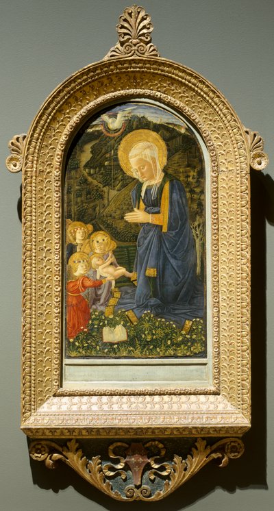 Meleklerle Bakire ve Çocuk, c. 1460. by Fra Filippo Lippi