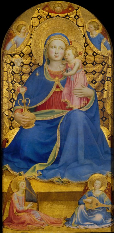 Alçakgönüllülüğün Bakiresi by Fra Giovanni Angelico da Fiesole