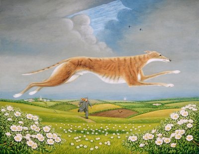 Mick the Miller, 1992 (panelde yağlar ve tempera) by Frances Broomfield