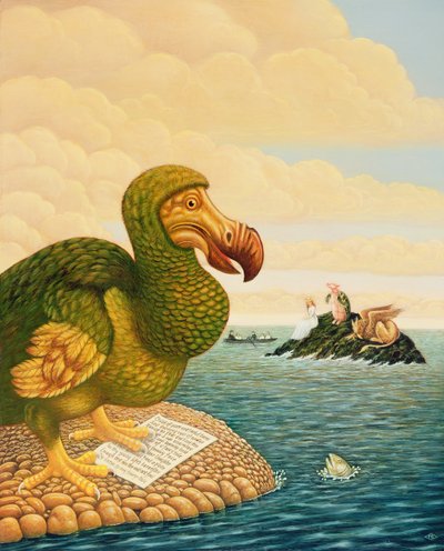 Dodo, 1993 (panelde yağ ve tempera) by Frances Broomfield