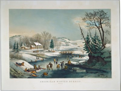 Amerikan Kış Manzaraları: Sabah by Frances Flora Bond Palmer