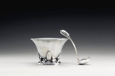 Kase ve kaşık, c.1910 (gümüş) by Frances MacBeth Glessner