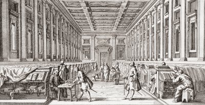 Laurentian Kütüphanesi, 18. yüzyılın sonlarında. by Francesco (after) Bartolozzi