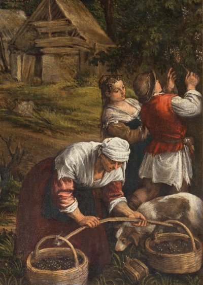 Hasat, (Musa On Emri alır), (65689 detay), 1576 by Francesco Bassano