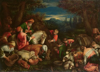 Yakup ve Laban Kuyuda, 1590 by Francesco Bassano