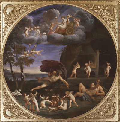 Ateş Elementi, 1625-28 by Francesco Albani