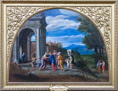 Ziyaret ile manzara by Francesco Albani