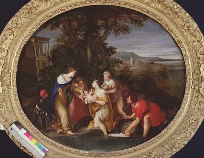 Musa Boğulmaktan Kurtuldu by Francesco Albani
