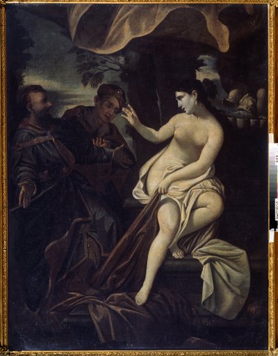 ""Suzanne ve Yaşlılar"" (Susanna ve Yaşlılar) Resmi Francesco Albani dit l