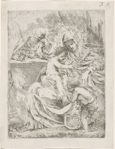 John ile Kutsal Aile by Francesco Amato
