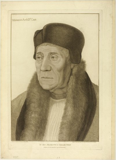 Başpiskopos Warham by Francesco Bartolozzi